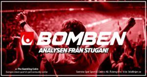 bomben speltips|Bomben 25/4.